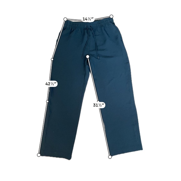 Aritzia Wilfred Black Wide Leg Drawstring Pants - Picture 7 of 7